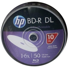 Resim Hp Blu-Ray Bd-R 6X 50Gb 10Lu Cake Box Prıntable Baskı Yapılabilir Blu-Ray Dvd 
