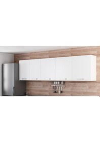 Resim Minar 280 Cm Mutfak Dolabı Beyaz 280-B2-Üst Modül Beyaz 