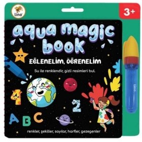 Resim Lino Aqua Magic Eğlenelim Öğrenelim Sihirli Boyama Kitabı 