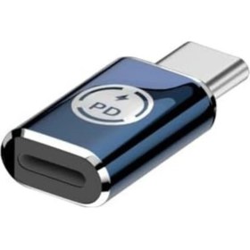 Resim Lidyada Maison Livx 35W Lightning To Type C 15 Max Pro Plus Yuva Çevirici Hızlı Şarj Aktarımı Otg Dönüştürücü Gri Otgtm-G 