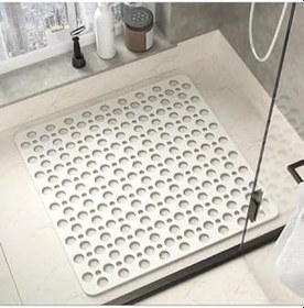 Resim Seahome Kaydırmaz Duşakabin Banyo Ve Duş Paspası Kare Bubble Vantuzlu Yapışır 54 X 54 Cm BEYAZ RENK SEA149B 