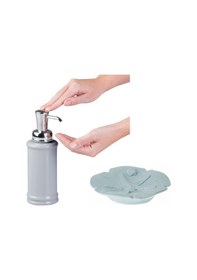 Resim SIVI SABUNLUK VE SABUNLUK 2 Lİ BANYO SETİ,DENİZ YILDIZI Mavi 