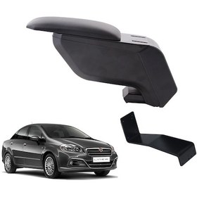 Resim Fiat Linea 2008 Delmesiz Çelik Ayaklı Siyah Kolçak Kol Dayama 