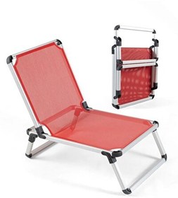 Resim Reyo Katlanır Kırmızı Plaj Sandalyesi 