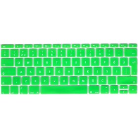 Resim Arabulalaca Apple MACBOOK Pro 13' A1708 Türkçe Silikon Klavye Koruyucu Touchbarsız Model 