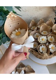 Resim Bernami Mumluk Şamdanpinterest Papatya Mum Buketi Nişan,kına,söz,nikah,doğum Ve Mevlüt İçin Hediyelik Ürün Papatya Buketi-20 Adet Diğer 