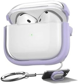 Resim Apple AirPods 3. Nesil Kılıf Renkli Kenar Kilitli Kapak Lila, 87007142 