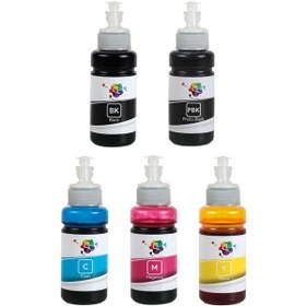 Resim QC Epson L7180 Uyumlu Yazıcı Mürekkep Seti 70ml 5 Renk 