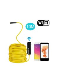 Resim Newdaki 10 M Sarı Sert Tel 1200 Piksel 2 Mp Endoskop Wifi Yılan Kamera 