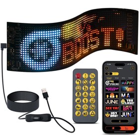 Resim Araç Car Led Ekran Esnek, Kişiselleştirilebilir 