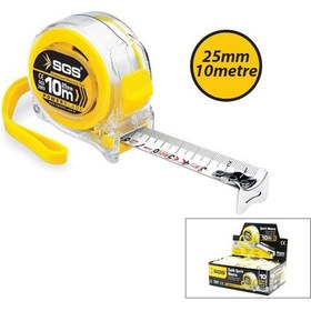 Resim 12 Adet 10mt X 25mt Şeffaf Stoplu Şerit Metre 4915 