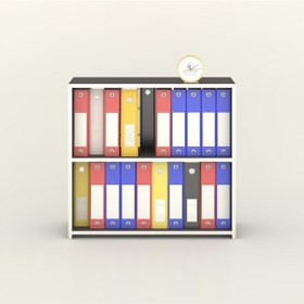 Resim Kenzlife Klasörlük Raflı Burutay Gri 70 80 30 Kitaplık Ofis Arkalıksız Çok Renkli 