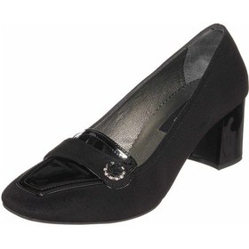 Resim 41-42-43-44 Numara Kdr1258 Siyah Süet Büyük Numara Rahat Geniş Kalıp Kadın Ayakkabısı Siyah Süet 