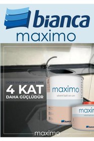 Resim Bianca Maximo – Solvent Bazlı Sıvı Cam Ipek Mat 0,5 Kg 