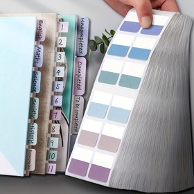 Resim Şeffaf Yapışkan Not İndeks Sekmeleri, Sayfa İşaretçisi İçin Ok Bayrakları, Planlayıcı Çıkartmaları, Ofis ve Okul Kullanımı, Yapışkan Ayraç Bayrakları 