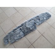 Resim Işır Tofaş Uyumlu Slx Torpido Örtüsü Yüksek Torpido Peluş Kumaş Gece Mavi - Beyaz 