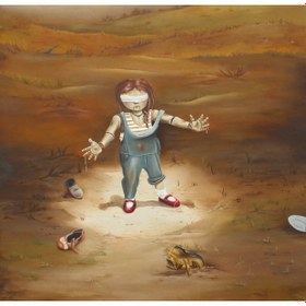 Resim Körebe - Tuval Üzeri Yağlı Boya / 100x100cm 