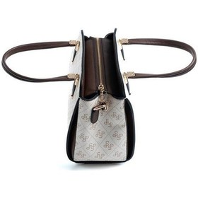 Resim Silver Polo Sp1136 Kadın El Çantası Monogram Bej-kahve 