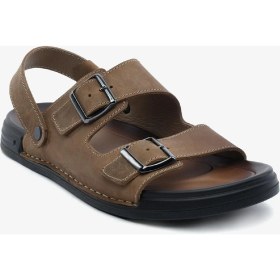 Resim Greyder Erkek Kum Hakiki Deri Sandalet 5Y1CS64700 