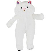 Resim Nessiworld 4806 Peluş Uzun Kedi 55 cm Beyaz -My Friend Toys 