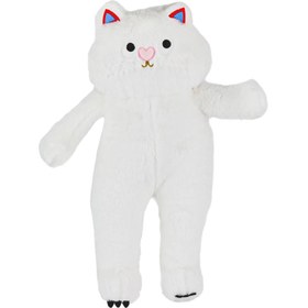 Resim Nessiworld 4806 Peluş Uzun Kedi 55 cm Beyaz -My Friend Toys 