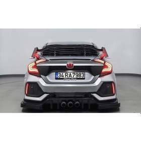 Resim Honda (Plastik) Civic Fc5 6 Parça Arka Flap 