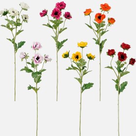 Resim Yapay Anemon Çiçeği Dalı 62 cm 