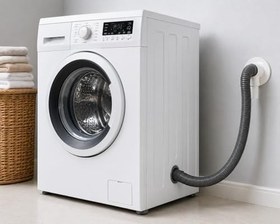 Resim Orret Home 3 Metre Çamaşır Makinesi Gider Hortumu Bulaşık Makinesi Tahliye Hortumu 2.5 cm Çap Esnek Pis Su Borusu Uzatma Hortumu 