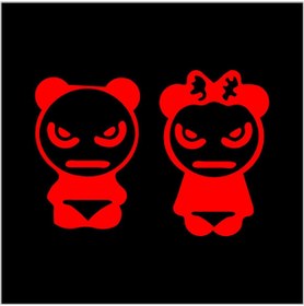 Resim SEÇ Panda Çocuklar Sticker Çok Amaçlı Sticker 