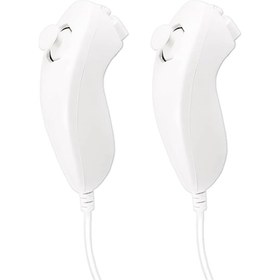 Resim Geeksen Oyun Kumandası Wii Nunchuck Kontrolcüsü Nintendo Wii Video Oyunu Paketi 