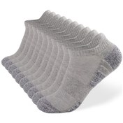 Resim Reedark R04 Spor Çorap Seti - 10 Çift, Hafif Gri, Pamuklu, L Beden, Esnek Yapı Açık Gri 