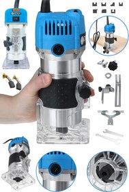 Resim DETROİT TOOLS 6 kademeli devir ayarlı mini freze 