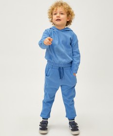 Resim Erkek Bebek Basic Jogger Eşofman Altı Beli Bağlamalı Cepli Dokulu 