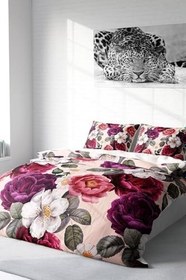 Resim MONOHOME Çift Kişilik Nevresim Takımı Özel Dokuma Pamuk Saten 3D Digital Flower Dream, monohome18597HF 
