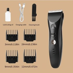 Resim Willowhaven Usb Şarjlı Sessiz Profesyonel Evcil Hayvan Tıraş Makinesi Siyah 