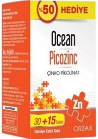 Resim Ocean Picozinc Çinko Pikolinat 30+15 Tablet 