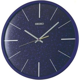 Resim Seiko Qxa828a Lacivert Renkli Ahşap Kasa Quartz Mekanizmalı Duvar Saati Çok Renkli 