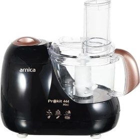 Resim Esmo Home Arnica Prokit 444 Mini Mutfak Robotu, 600 W, 1 L Hazne, Hamur Karıştırma, Paslanmaz Çelik Bıçak, Rose 