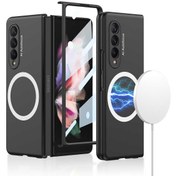 Resim Samsung Galaxy Z Fold 3 Wireless Şarj Özellikli Koruma Siyah Kılıf Gpack
