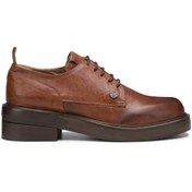 Resim Oxs Kadın Oxford/ayakkabı Oxw001100000 Vega Derby 0011 Low D Leather Brown 