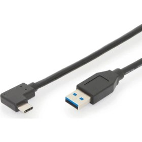 Resim Dıgıtus USB Type-C Bağlantı Kablosu, Gen2, Type- 90°den Aya 