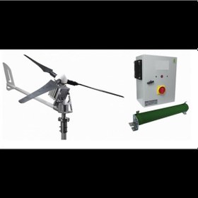 Resim İstabreeze 1500 W 24 V Korumalı Rüzgar Türbini + Hibrit Şarj Kontrol Cihazı 