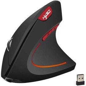 Resim Hxsj Kablosuz Fare Dikey Fareler Ergonomik Şarj Edilebilir 3 Dpı İsteğe Bağlı Black F-35 
