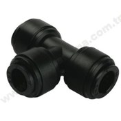 Resim 12 Mm X 12 Mm X 12 Mm.Üç Yollu Hortum Dağıtıcı Metrik Konnektör 