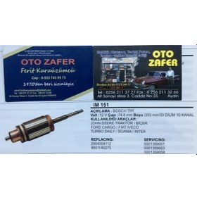 Resim Im151 Mars Kollektoru 12V 10 Dis Inter 1800 / John Deere Traktor 