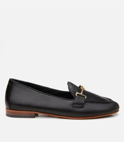 Resim Hotiç Kadın Deri Siyah Tokalı Klasik Loafer 01ayh309600a100 Siyah-black Siyah 