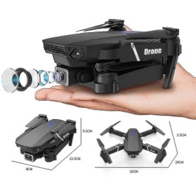 Resim JUNGLEE Hd Çift Kameralı Wifi Profesyonel Drone Led Işıklı Katlanabilir Drone Şarjlı Uzaktan Kumandalı 