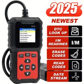 Resim OBD Güçlü OBD2 Araç Tarayıcı V315 - Motor Kodu Okuyucu ve Tanılama Aracı - 1996'dan İtibaren Tüm Araçlarla Uyumlu, 36V'ye Kadar, Pil Gerekmez 