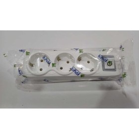 Resim FAR 3'lü Grup Priz Anahtarlı Kablosuz Üçlü Başlık (Klemensli) 