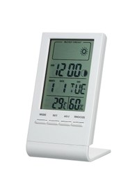 Resim Maiyame Ev İçi Dijital Sıcaklık Nem Ölçer, Lcd Ekranlı Zaman-tarih Gösterimi, Hava Tahmini Ve Maks/min Kaydı, Cx-220 Beyaz Pil Dahil Değil 